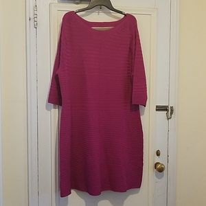 Lane Bryant Magenta Sweater Dress - 18/20